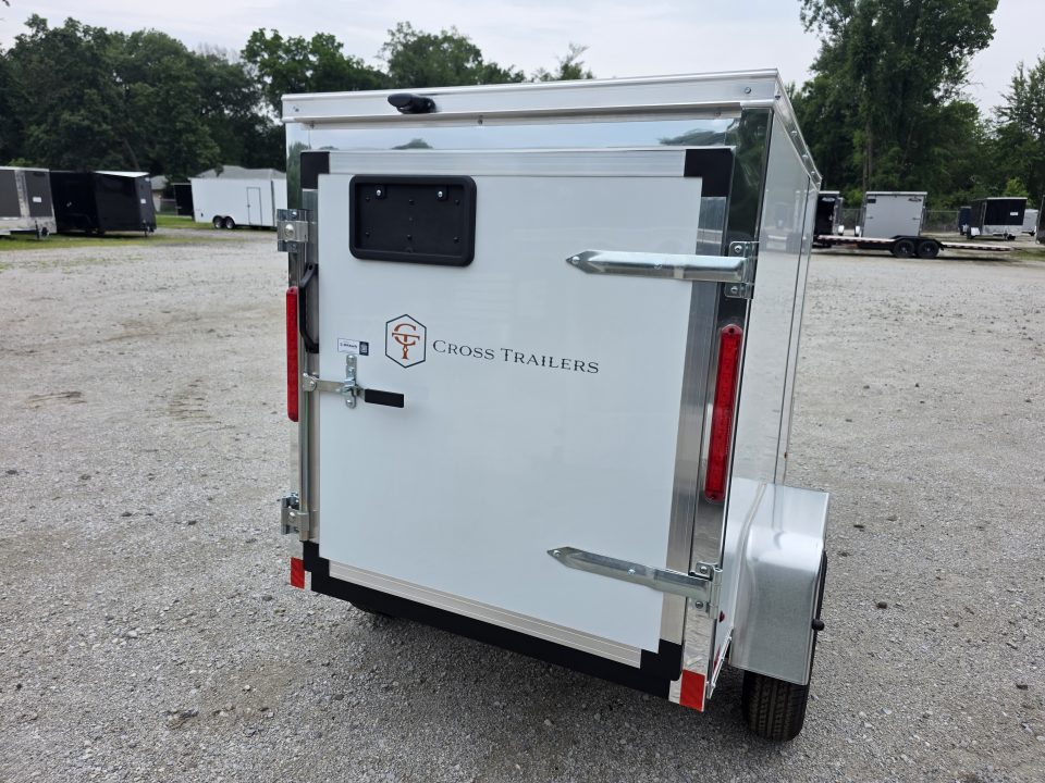New 2027 Cross Trailers 4X6 4 X 6 SWING DOOR Cargo / Enclosed Trailer