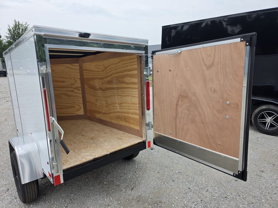 New 2027 Cross Trailers 4X6 4 X 6 SWING DOOR Cargo / Enclosed Trailer