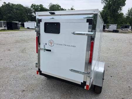 New 2027 Cross Trailers 4X6 4 X 6 SWING DOOR Cargo / Enclosed Trailer