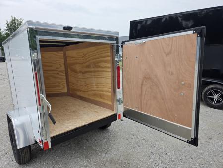 New 2027 Cross Trailers 4X6 4 X 6 SWING DOOR Cargo / Enclosed Trailer