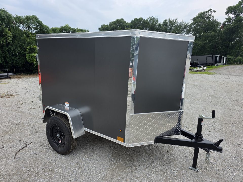New 2027 Cross Trailers 4X6 4 X 6 SWING DOOR Cargo / Enclosed Trailer