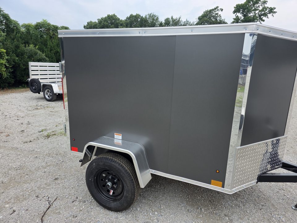 New 2027 Cross Trailers 4X6 4 X 6 SWING DOOR Cargo / Enclosed Trailer