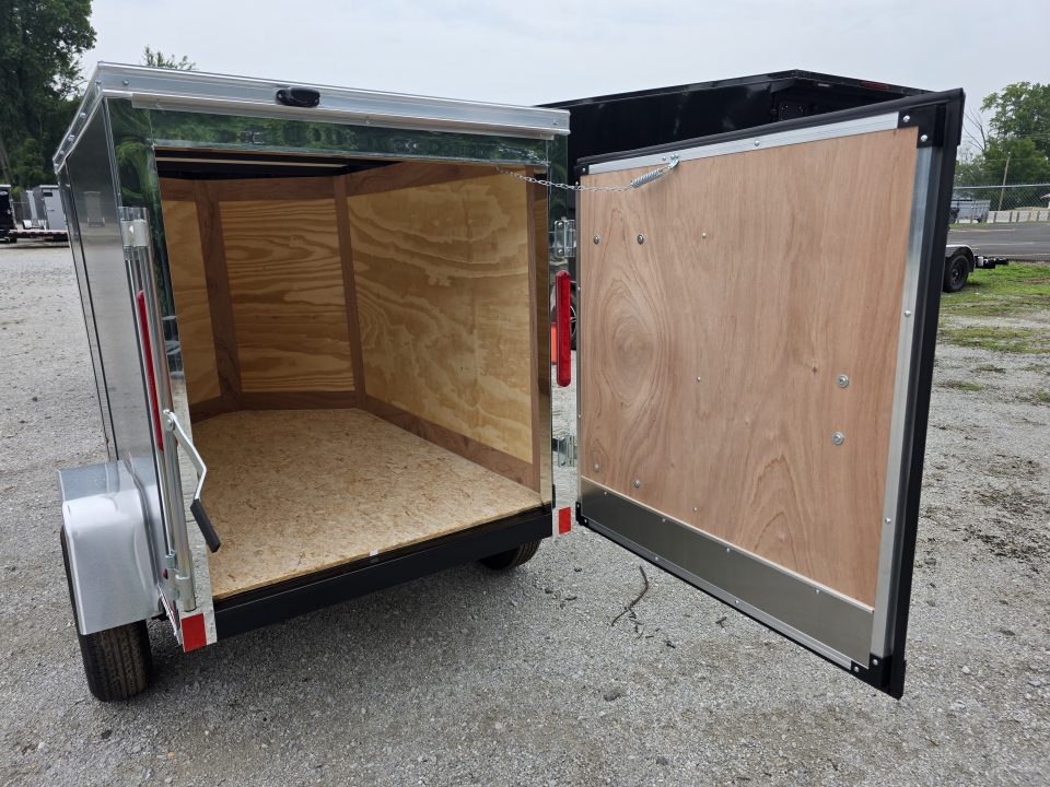 New 2027 Cross Trailers 4X6 4 X 6 SWING DOOR Cargo / Enclosed Trailer
