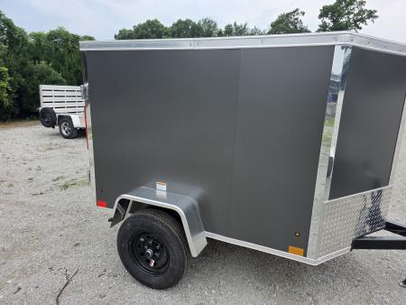 New 2027 Cross Trailers 4X6 4 X 6 SWING DOOR Cargo / Enclosed Trailer