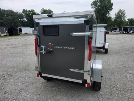 New 2027 Cross Trailers 4X6 4 X 6 SWING DOOR Cargo / Enclosed Trailer