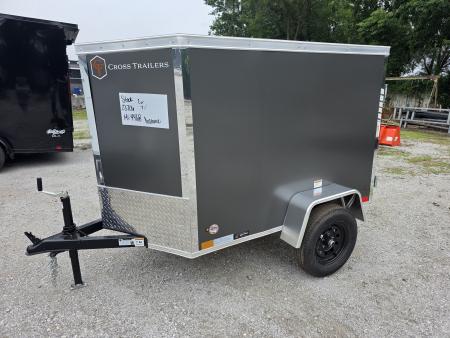 New 2027 Cross Trailers 4X6 4 X 6 SWING DOOR Cargo / Enclosed Trailer