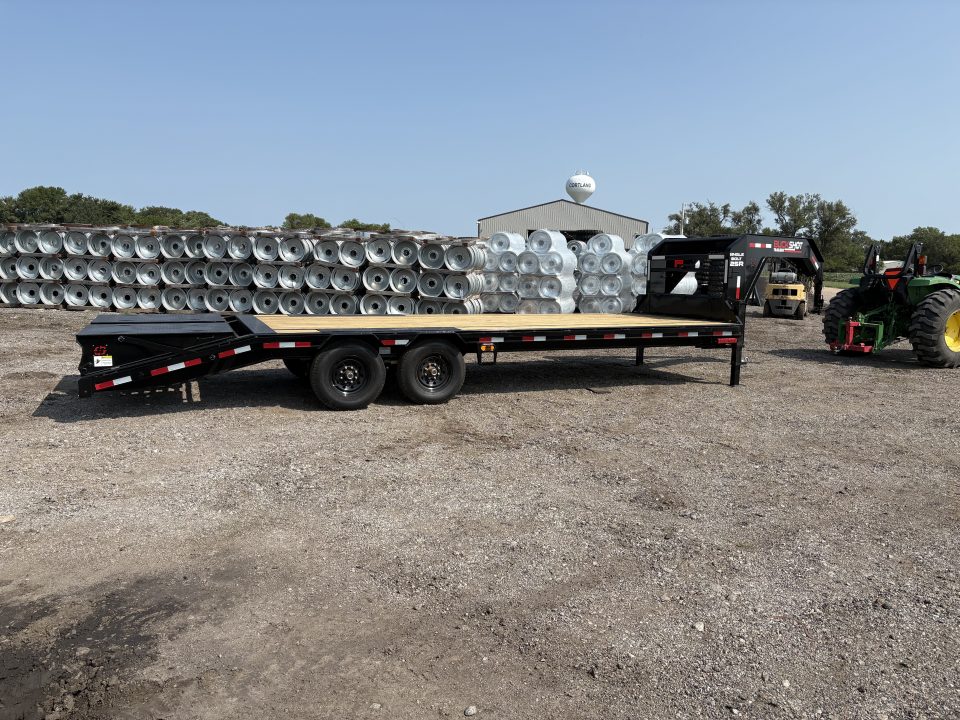 New 2027 Buckshot MFG Single Bolt 25R 102x25FT 7k axles Deckover Trailer