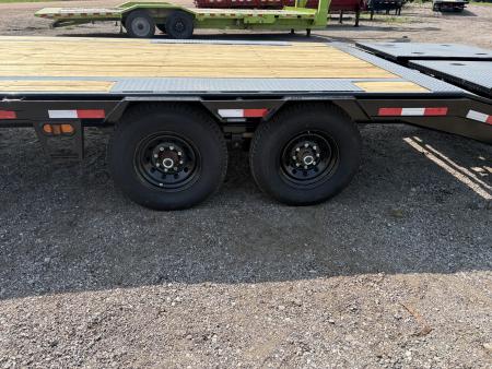 New 2027 Buckshot MFG Single Bolt 25R 102x25FT 7k axles Deckover Trailer