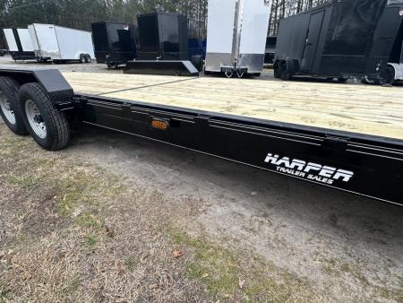 New 2027 36' WOOD FLOOR DELUXE MODEL CAR HAULER 14K WITH 2 BRAKE AXLES
