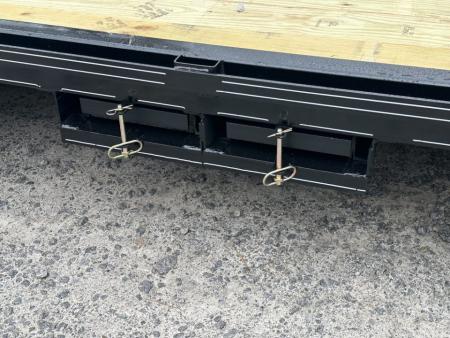New 2027 36' WOOD FLOOR DELUXE MODEL CAR HAULER 14K WITH 2 BRAKE AXLES
