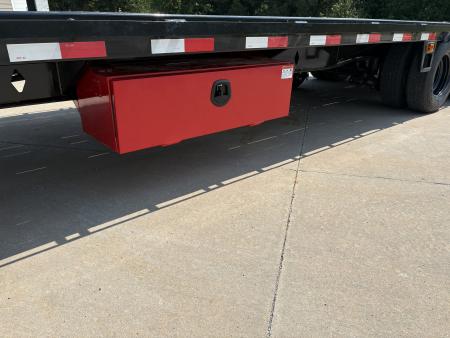 New 2027 Buckshot MFG Bolt HD 36 Hydraulic Dove tail 36ft 12k axles Deckover Trailer