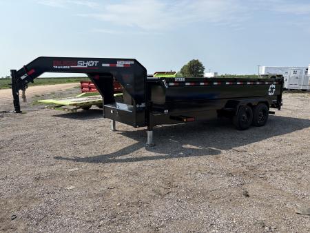 New 2027 Buckshot MFG GTS318 Dump Trailer 18ft 10k axles Dump Trailer