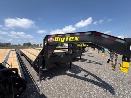 New 2027 Big Tex Trailers 40FT 14GN 15.9K - GVWR | Gooseneck Flatbed Trailer w/ Slide-in Ramps