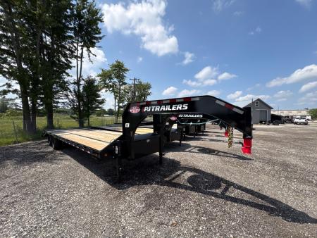 New 2027 PJ Trailers 32FT 25K - GVWR | Gooseneck Equipment Trailer w/ Monster Ramps