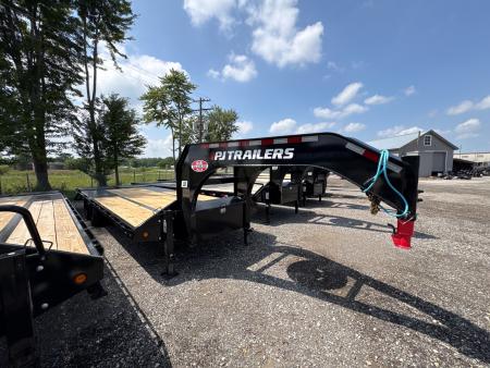 New 2027 PJ Trailers 25FT 25K - GVWR | Gooseneck Equipment Trailer w/ Monster Ramps