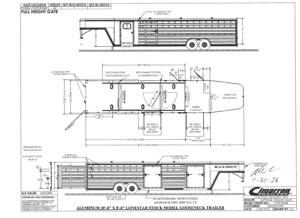 New 2027 Cimarron Lonestar 568