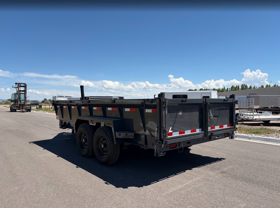 New 2027 Lamar 7X16 14K Telescopic Dump Trailer