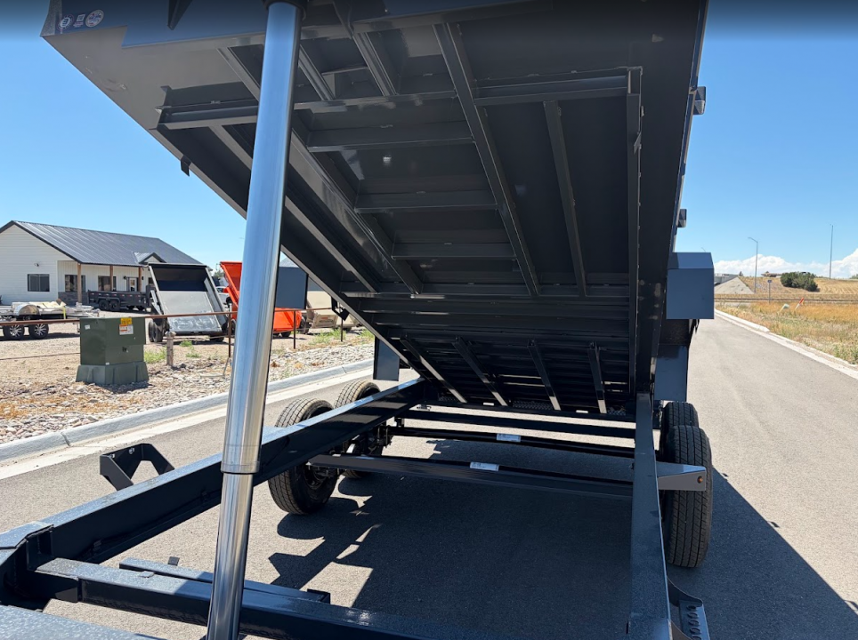New 2027 Lamar 7X16 14K Telescopic Dump Trailer