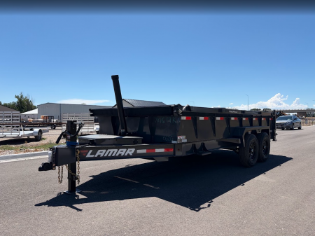 New 2027 Lamar 7X16 14K Telescopic Dump Trailer