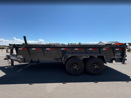 New 2027 Lamar 7X16 14K Telescopic Dump Trailer