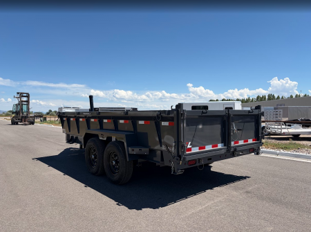 New 2027 Lamar 7X16 14K Telescopic Dump Trailer