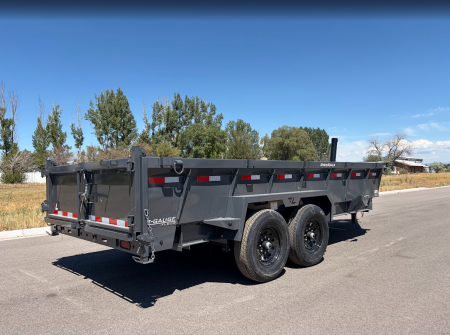 New 2027 Lamar 7X16 14K Telescopic Dump Trailer