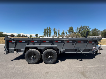 New 2027 Lamar 7X16 14K Telescopic Dump Trailer