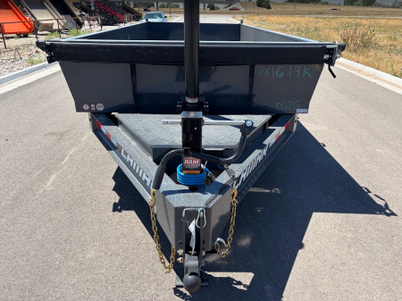 New 2027 Lamar 7X16 14K Telescopic Dump Trailer
