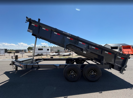 New 2027 Lamar 7X16 14K Telescopic Dump Trailer