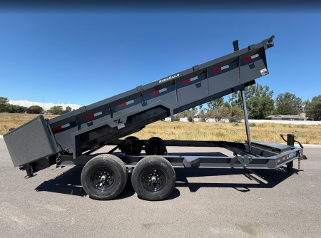New 2027 Lamar 7X16 14K Telescopic Dump Trailer