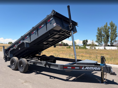 New 2027 Lamar 7X16 14K Telescopic Dump Trailer