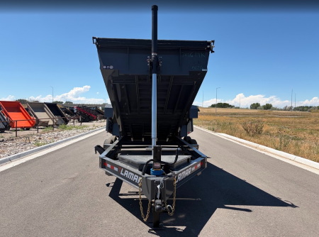 New 2027 Lamar 7X16 14K Telescopic Dump Trailer
