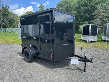 New 2027 Haul About Trailers 5'X8' with rear ramp door, and side door!, single axle 2,990 lb. GVWR Cargo / Enclosed Trailer