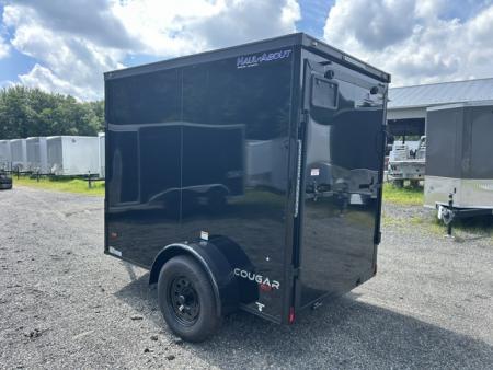 New 2027 Haul About Trailers 5'X8' with rear ramp door, and side door!, single axle 2,990 lb. GVWR Cargo / Enclosed Trailer