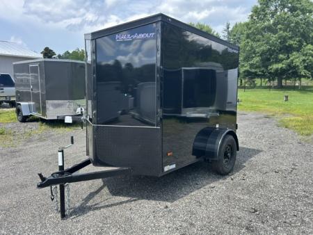 New 2027 Haul About Trailers 5'X8' with rear ramp door, and side door!, single axle 2,990 lb. GVWR Cargo / Enclosed Trailer