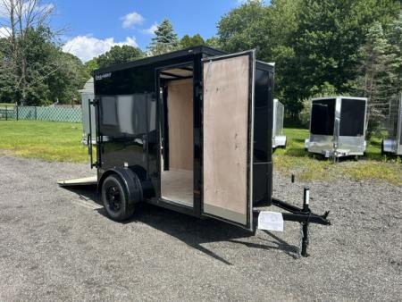 New 2027 Haul About Trailers 5'X8' with rear ramp door, and side door!, single axle 2,990 lb. GVWR Cargo / Enclosed Trailer