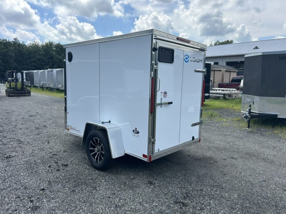 New 2027 Look Trailers 5'X8' With Side Hinged Single Door , 2990 lb. GVWR Cargo / Enclosed Trailer