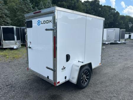 New 2027 Look Trailers 5'X8' With Side Hinged Single Door , 2990 lb. GVWR Cargo / Enclosed Trailer