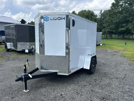 New 2027 Look Trailers 5'X8' With Side Hinged Single Door , 2990 lb. GVWR Cargo / Enclosed Trailer