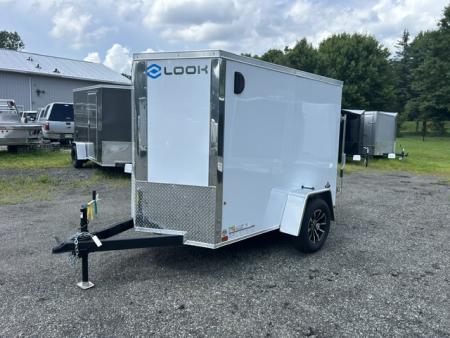 New 2027 Look Trailers 5'X8' With Side Hinged Single Door , 2990 lb. GVWR Cargo / Enclosed Trailer