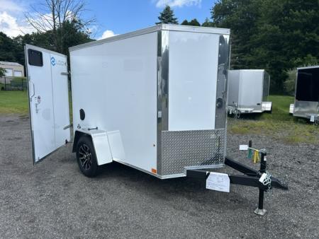 New 2027 Look Trailers 5'X8' With Side Hinged Single Door , 2990 lb. GVWR Cargo / Enclosed Trailer