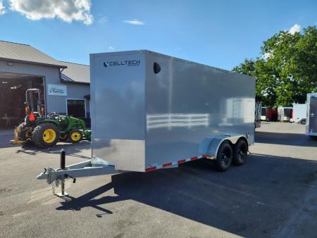New 2026 Cell-Tech Trailers 7X16TA5 Galvanized Composite Cargo / Enclosed Trailer