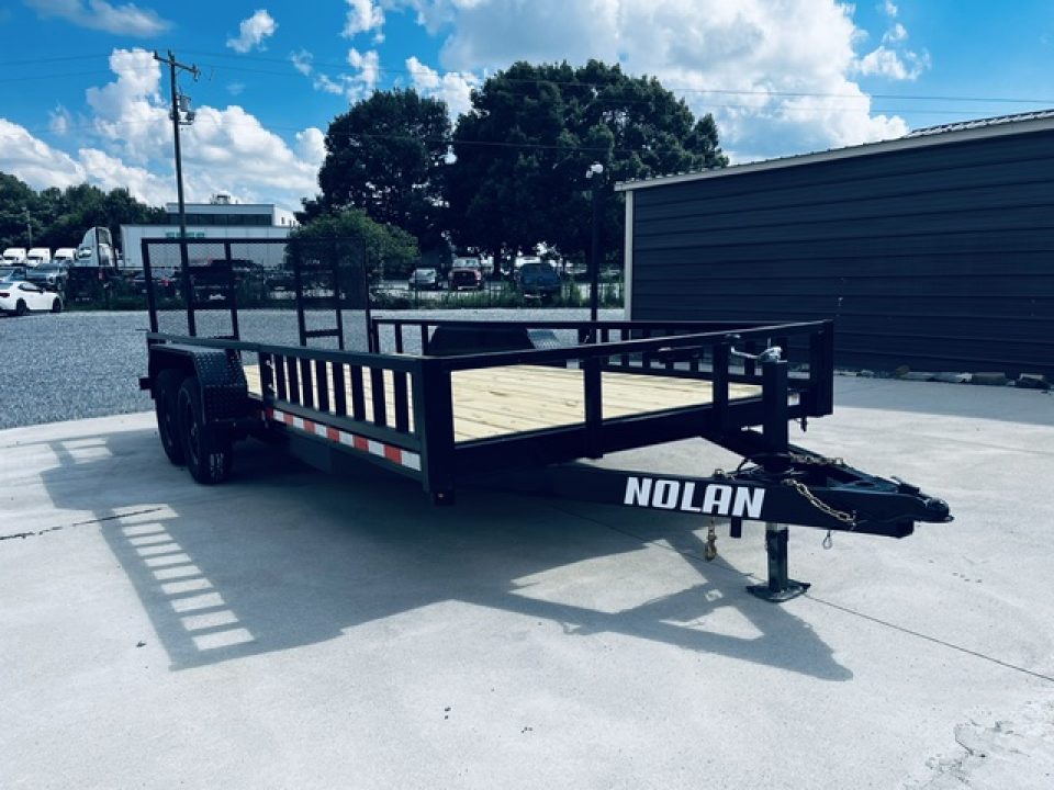New 2026 Nolan 7X18 7K ATV Style Utility Trailer