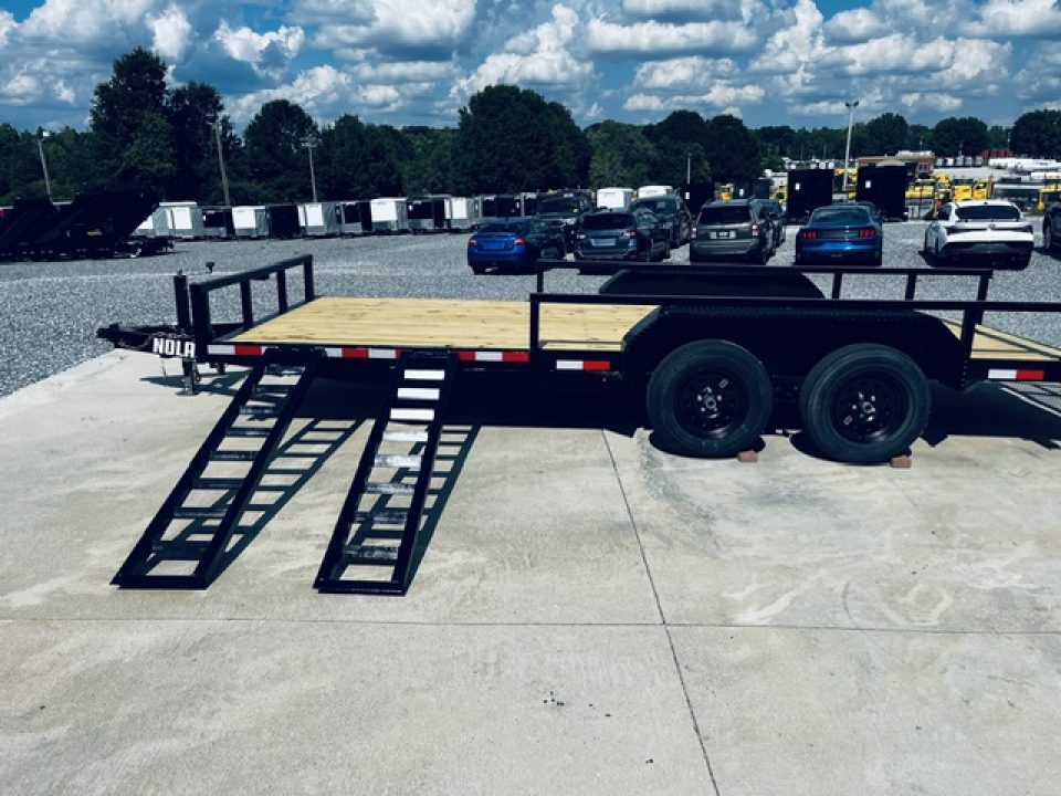 New 2026 Nolan 7X18 7K ATV Style Utility Trailer