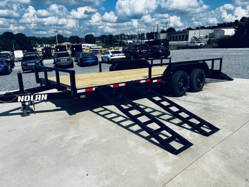 New 2026 Nolan 7X18 7K ATV Style Utility Trailer