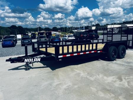 New 2026 Nolan 7X18 7K ATV Style Utility Trailer
