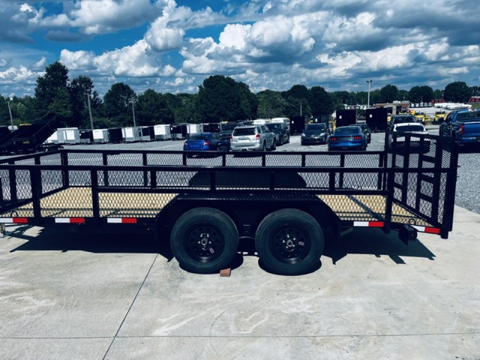 New 2026 Nolan 6X16 7K Landscape Trailer w/2ft Mesh