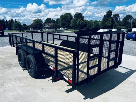 New 2026 Nolan 6X16 7K Landscape Trailer w/2ft Mesh