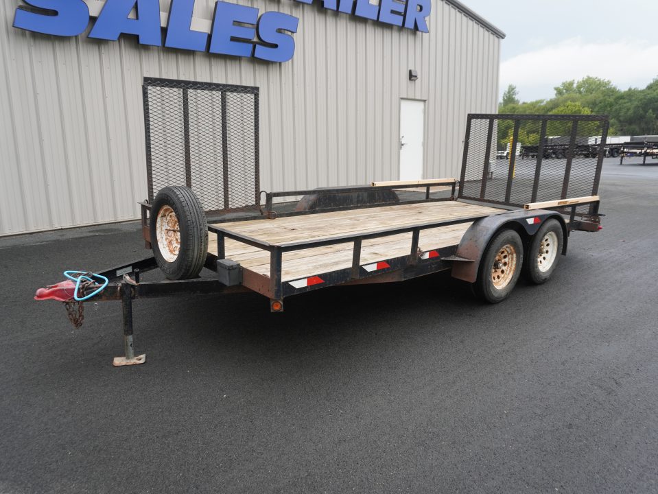 Used 2005 Tomahawk 82"x16' Utility Trailer