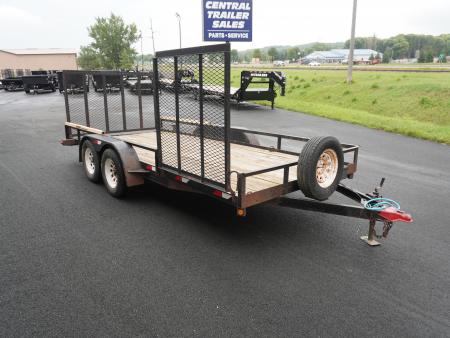 Used 2005 Tomahawk 82"x16' Utility Trailer
